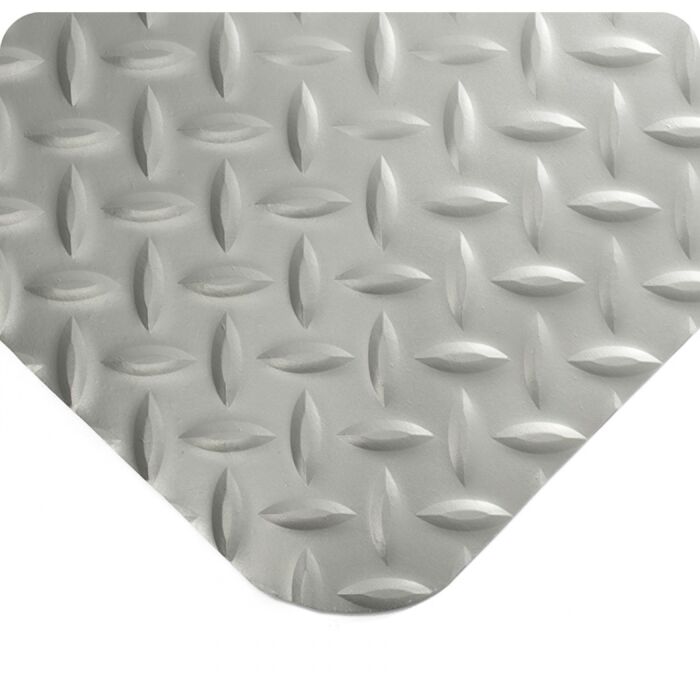 Wearwell 414.1516x2x27GY UltraSoft Diamond-Plate, 2' x 27' - Gray