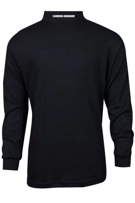 CARBON ARMOUR BSTBKLS5X Black FR Mock neck Long Sleeve