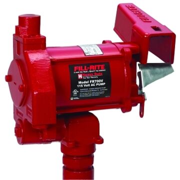 Fill-Rite® FR700V Rotary Vane Pumps with Manual Nozzle, 20 gpm, Rotary Vane Amp