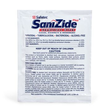 First Aid Only 90897 Germicidal Surface Wipe 50/bx