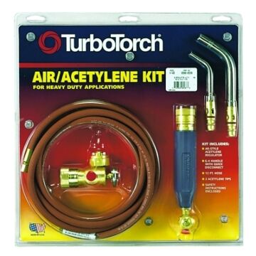 Turbotorch 0386-0336 Torch Kit Swirls, Acetylene, X-4B, B Tank