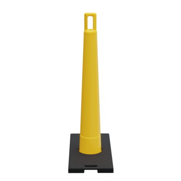 Plasticade 510-Y-RB30 Watchtower Stacker Cone with Base, Yellow