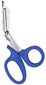 First Aid Only 90507 7" Stainless Steel Bandage Shears Blue Handle