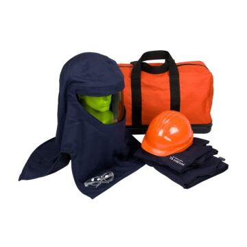 PIP 9150-75050/2X PIP PPE 4 Arc Flash Kit - 75 Cal/cm2, Navy, Size 2X-Large