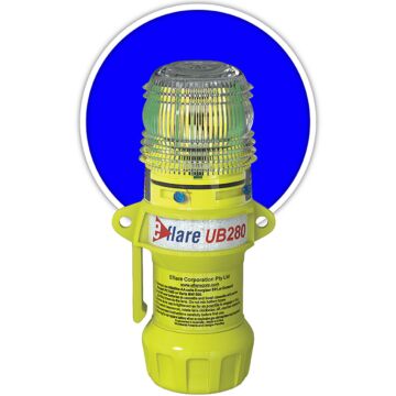 PIP 939-UB280-B E-flare 6" Safety & Emergency Beacon - Flashing / Steady-On Blue