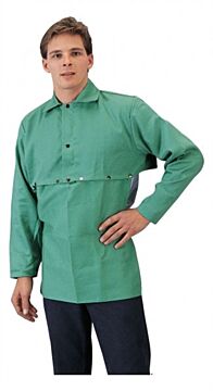 Tillman 6221L Lg Green Fr Cape sleeves