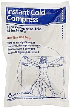 First Aid Only M564-E 6" x 9" Instant Cold Pack, Large Size, 1/Box