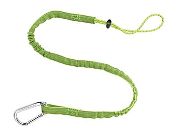 Ergodyne 19013 squids 3100 Single Carabiner-10lb, Lime, Extended, 6/Each