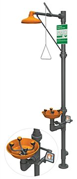 Guardian G1998 All-PVC Emergency Eye Wash/Shower
