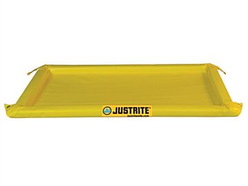 Justrite 28421 Maintenance Spill Berm, Dims. 4'W X 8'L X 2"H, Capacity 40 Gallons