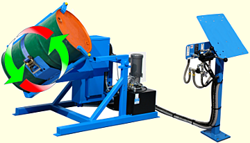 Morse 310-3-50 Tilt-To-Load Drum Tumbler, Plastic; Steel Or Fiber Drum 5-20Rpm. 3-Phase 230/440V 50Hz. Osha Requires Enclosure. Controls Sold Separately.