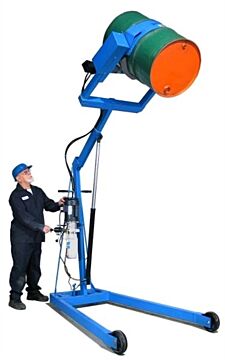 Morse 400A-72-127 Hydra-Lift Karrier, 72" Maximum Dispensing Height, Ac Power Lift, Pull Chain Manual Drum Tilt, 50Hz Motor, 800 Lb. Capacity