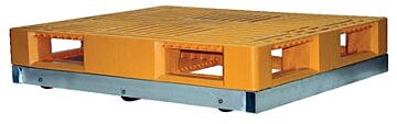 Vestil DOL-4248-6NT Aluminum Pallet Dolly 40" x 48" 4000 Lb. Capacity, Silver