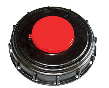 Vestil IBC-TOPCAP Cap For Intermediate Bulk Container Black/Red
