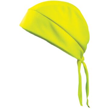 Occunomix TD200-HVY Tuff & Dry Wicking & Cooling Skull Cap, Hi Viz Yellow