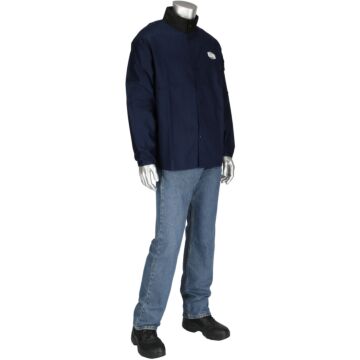West Chester 7050N FR Treated 100% Cotton Sateen Jacket, Navy