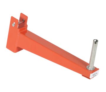Vestil SIA-C-12 Steel Standard Cantilever 10 Degree Incline Arm 12" Length, 800 Lb. Capacity, Orange