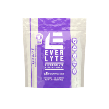 Sqwincher 159060280 EverLyte Powder Stik, 1 oz, Yields 16.9-20 oz, Grape