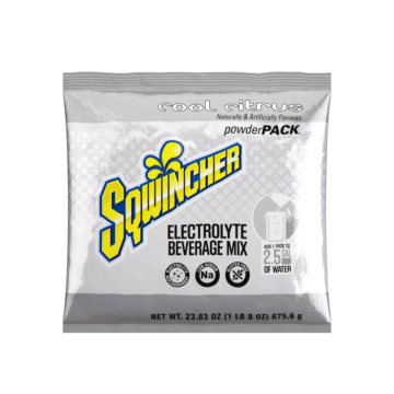 Sqwincher 159016050 Powder Packs, Cool Citrus, 23.83 oz, Yields 2.5 gal