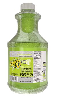 Sqwincher 159050104 ZERO Liquid Concentrate, 64 oz, Yields 5 gal, Bottle, Lemon-Lime