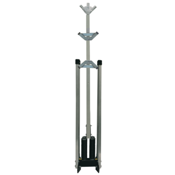 Plasticade SS420A Heavy Duty Double Spring Sign Stand for rigid signs, Gray