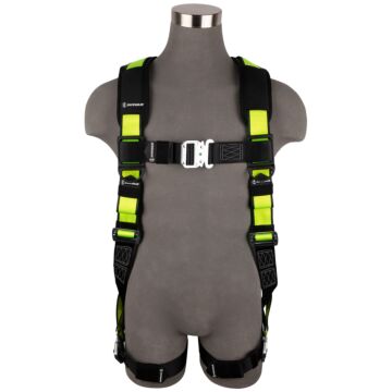 Safewaze SW280-QC-XS PRO Full Body Harness, 1D, QC Chest, QC Legs, Size X-Small