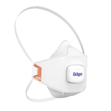 Draeger 3951955 X-plore 1950 Disposable N95 V Respirators, Size Medium/Large